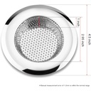 2pcs Stainless Steel Kitchen Sink Strainer