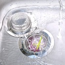 2pcs Stainless Steel Kitchen Sink Strainer