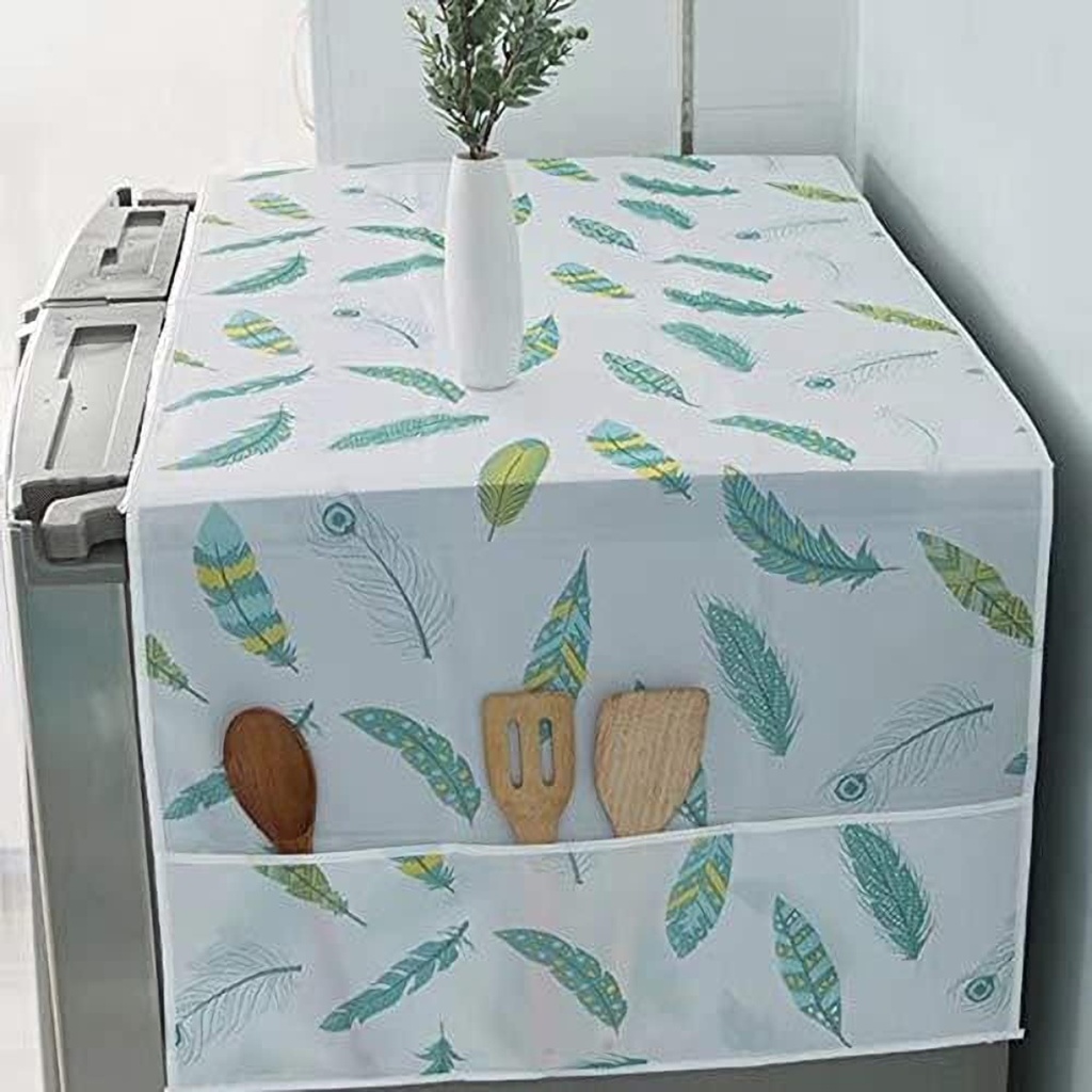 Refrigerator Dust Cover with Storage Bag