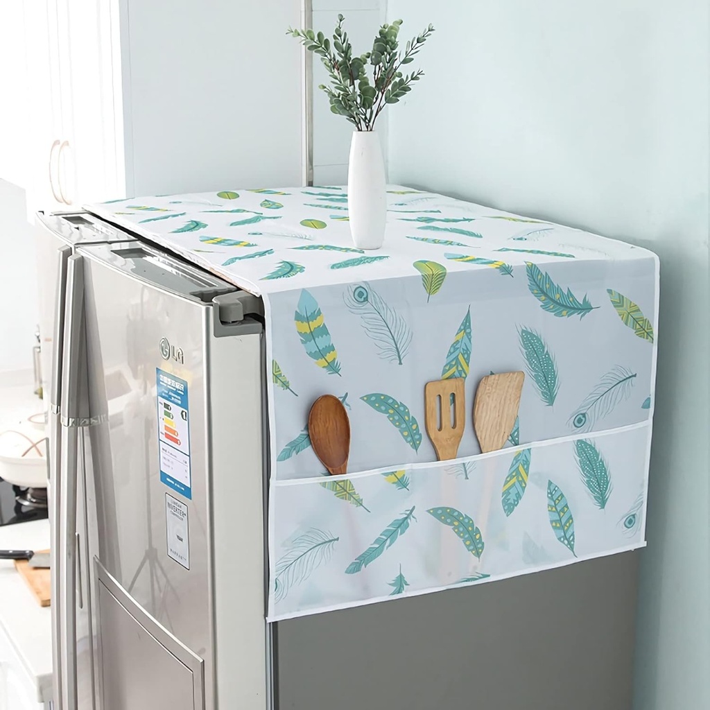 Refrigerator Dust Cover with Storage Bag