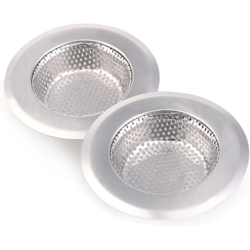 2pcs Stainless Steel Kitchen Sink Strainer