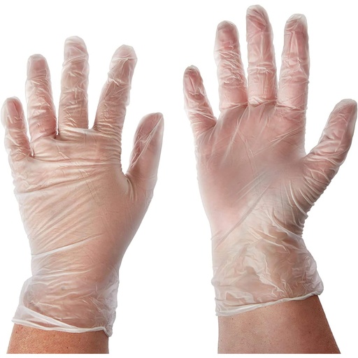 VINYL DISPOSABLE GLOVES 
